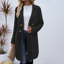 Women's Fashionable All - match Mid - length Woolen Coat Suit Jacket - Bay Buy Shopping