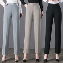 Women's High - waist Casual Loose - fitting Straight - leg Pants - Bay Buy Shopping