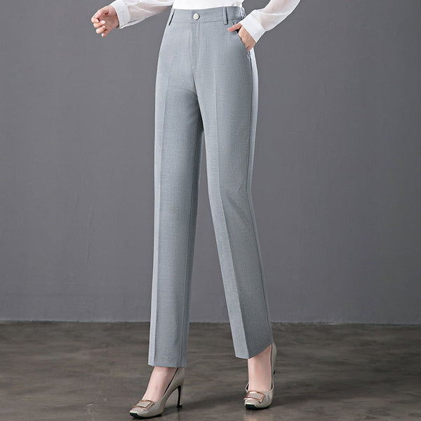 Women's High - waist Casual Loose - fitting Straight - leg Pants - Bay Buy Shopping
