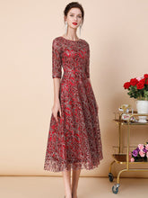 Women's Slim Fit Thin Embroidery Dress - Bay Buy Shopping