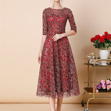 Women's Slim Fit Thin Embroidery Dress - Bay Buy Shopping