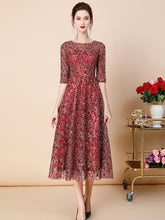 Women's Slim Fit Thin Embroidery Dress - Bay Buy Shopping
