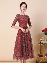 Women's Slim Fit Thin Embroidery Dress - Bay Buy Shopping
