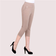 Women's Solid Color High - waist Casual Pants - Bay Buy Shopping