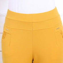 Women's Solid Color High - waist Casual Pants - Bay Buy Shopping