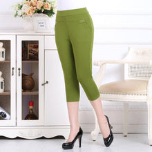 Women's Solid Color High - waist Casual Pants - Bay Buy Shopping