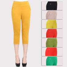Women's Solid Color High - waist Casual Pants - Bay Buy Shopping