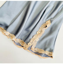 Women's Spring Two Piece Silk Sleeping Dress - Bay Buy Shopping