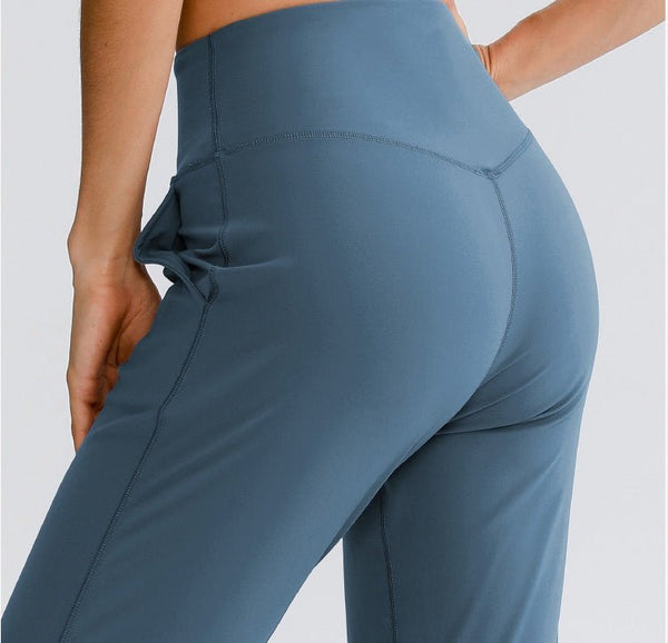 Women's Stretch High Waist Yoga Loose Fit Leggings Sweatpants - Bay Buy Shopping
