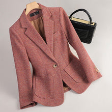 Women's Woolen Quilted Suit Jacket Thick Suit - Bay Buy Shopping
