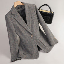 Women's Woolen Quilted Suit Jacket Thick Suit - Bay Buy Shopping