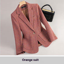 Women's Woolen Quilted Suit Jacket Thick Suit - Bay Buy Shopping
