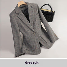 Women's Woolen Quilted Suit Jacket Thick Suit - Bay Buy Shopping