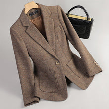 Women's Woolen Quilted Suit Jacket Thick Suit - Bay Buy Shopping